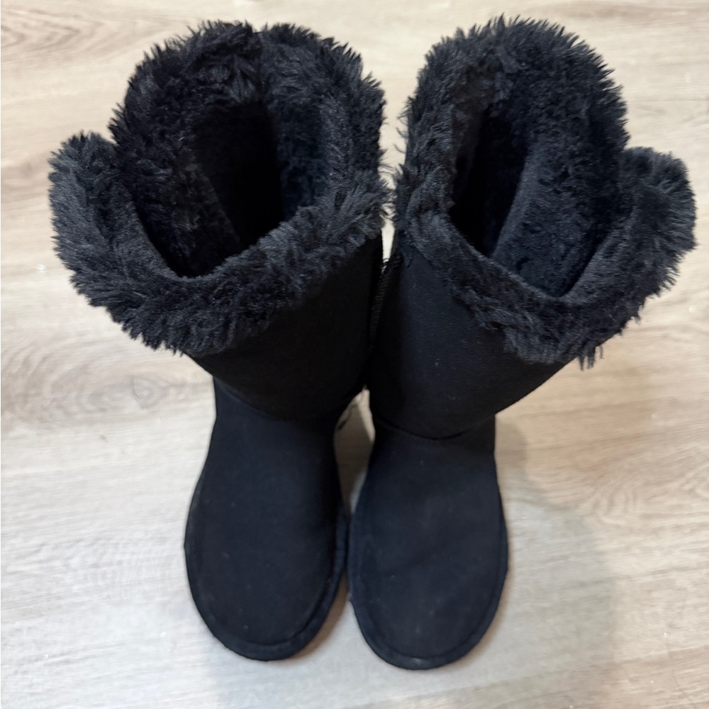 UGG Black Button-Accent Winter Boots - Picture 2 of 10